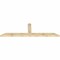 Ekena Millwork Portland Rough Sawn Timber Gable Bracket, Douglas Fir, 108"W x 31 1/2"H x 4"D x 6"F, 7/12 Pitch GBW108X31X0406POR00RDF - alternate 3